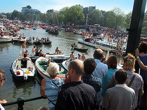 Boote im Kanal Foto 