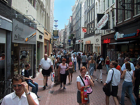 Einkaufsstraßen im Zentrum - Niederlande (Amsterdam)